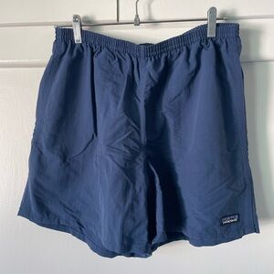 Patagonia Slate Blue Elastic Shorts